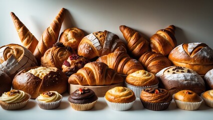 Wide range of recently baked bread goods