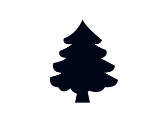 christmas tree evergreen pine fir vector emoji illustration symbol sign icon xmas 