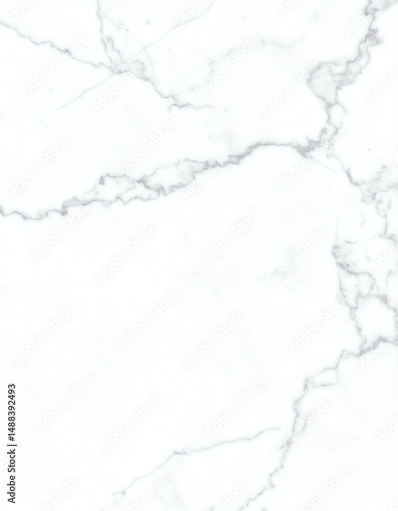 Poster a smooth, white marble surface with subtle gray veining, creating an elegant and timeless aesthetic 