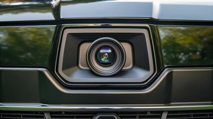 Car front camera focusing and adjusting