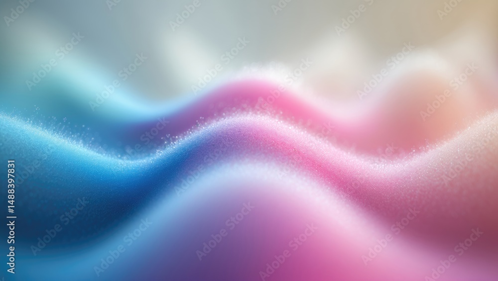 Aufkleber blurred abstract design with fuzzy gradient art background