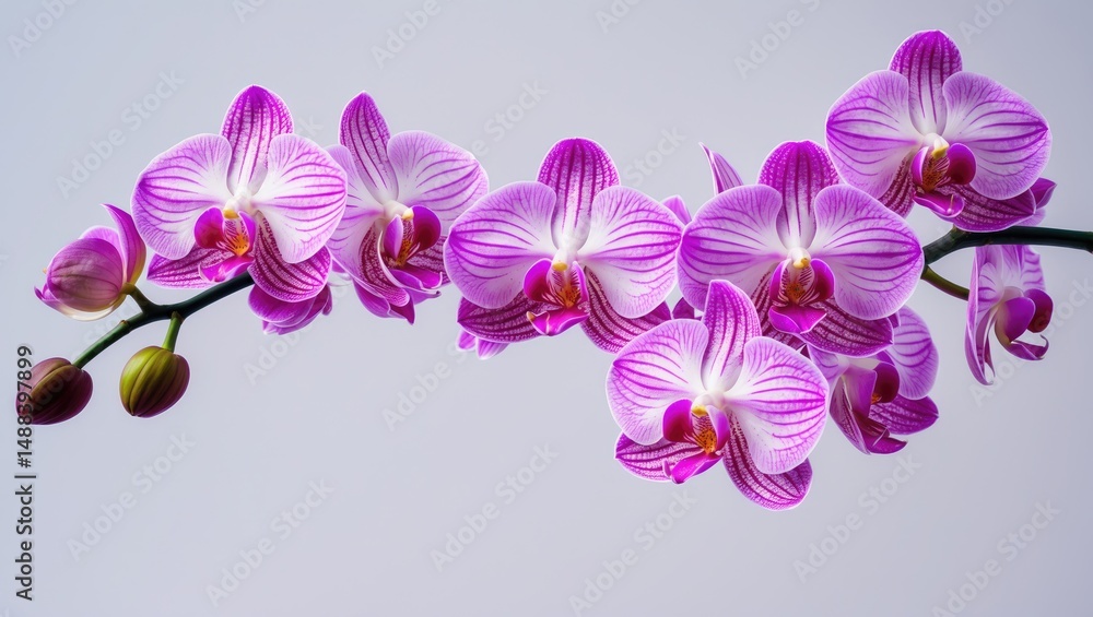 Poster isolation of orchid on background