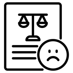 Legal compliance icon in vector illustration