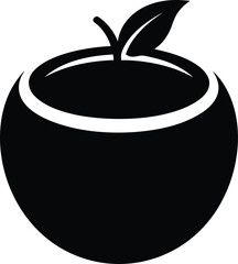 green apple with water drop