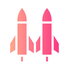 missile gradient icon