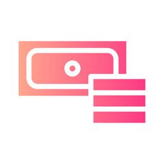 money gradient icon
