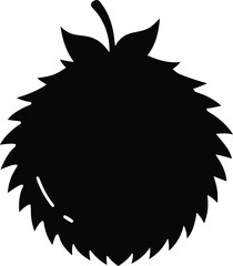 hedgehog with apple