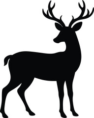 deer silhouette vector