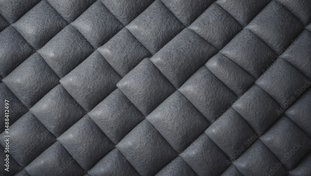 Poster close-up view of square pattern.