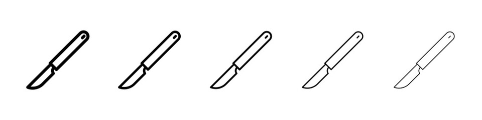 Scalpel icon concept. graphic design, logo, Web, UI.
