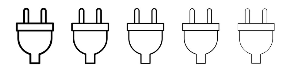 Plug icon concept. graphic design, logo, Web, UI.