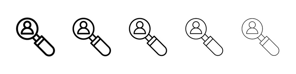 Hiring icon concept. graphic design, logo, Web, UI.