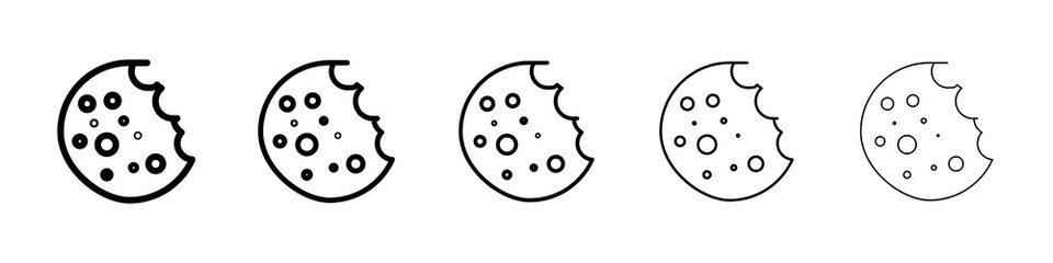 Cookie icon concept. graphic design, logo, Web, UI.