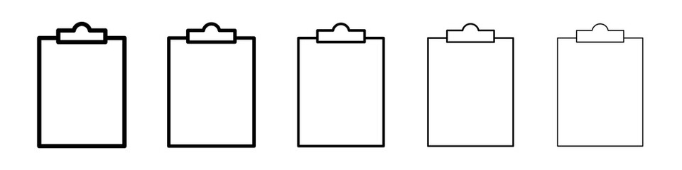Clipboard icon concept. graphic design, logo, Web, UI.