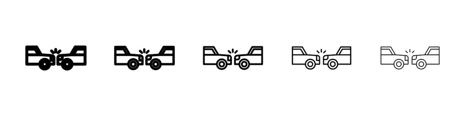 Accident icon concept. graphic design, logo, Web, UI.