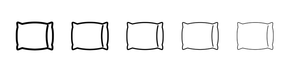 Pillow icon concept. graphic design, logo, Web, UI.