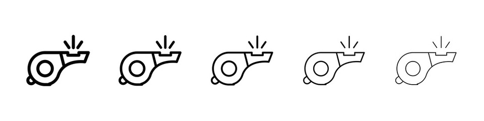 Whistle icon concept. graphic design, logo, Web, UI.