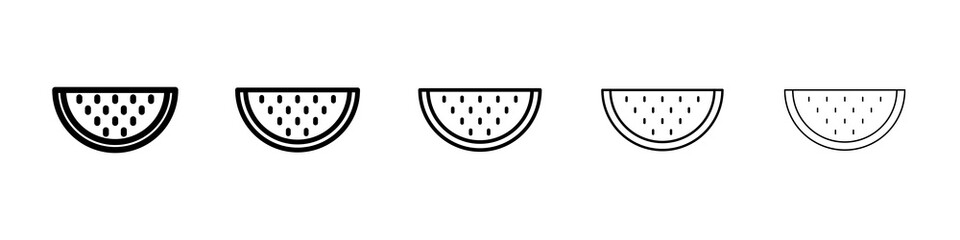 Watermelon icon concept. graphic design, logo, Web, UI.