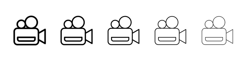 Video icon concept. graphic design, logo, Web, UI. © Pop