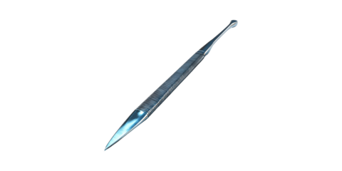 Dental Explorer Tool. Precision Instrument For Dental Examination And Cleaning Isolated On Transparent Background