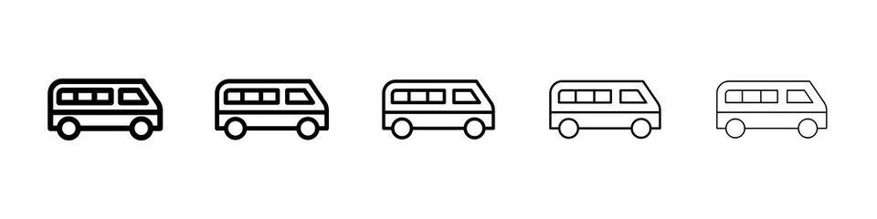Van icon concept. graphic design, logo, Web, UI.