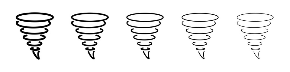 Tornado icon concept. graphic design, logo, Web, UI.