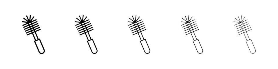 Toilet brush icon concept. graphic design, logo, Web, UI.