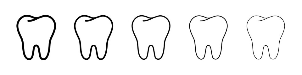 Teeth icon concept. graphic design, logo, Web, UI.
