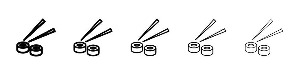 Sushi icon concept. graphic design, logo, Web, UI.