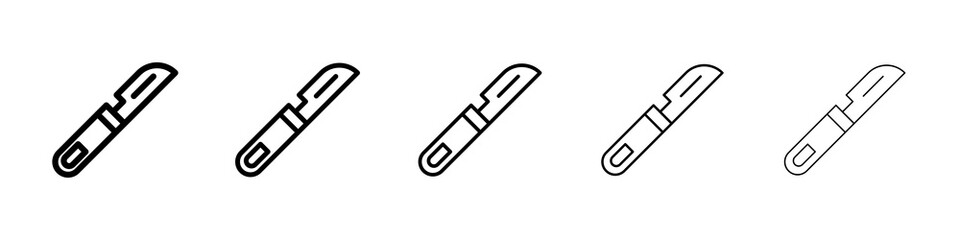 Scalpel icon concept. graphic design, logo, Web, UI.