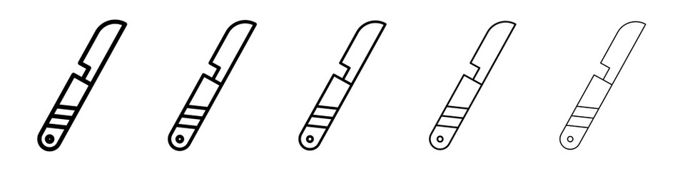Scalpel icon concept. graphic design, logo, Web, UI.