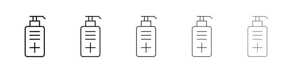 Sanitizer icon concept. graphic design, logo, Web, UI.