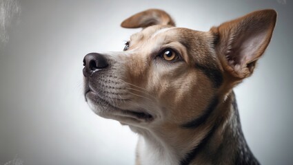 Portrait of a Dog's Profile