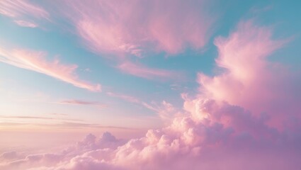Retro sky backdrop featuring summer hues