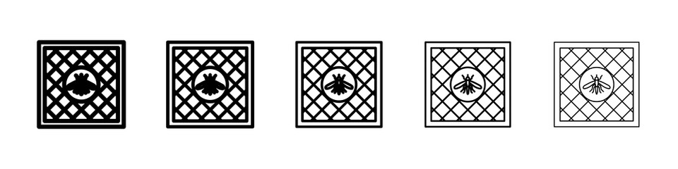 Mosquito net icon concept. graphic design, logo, Web, UI.