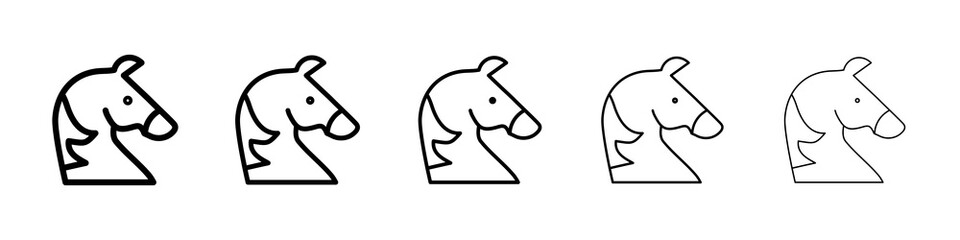 Horse icon concept. graphic design, logo, Web, UI.