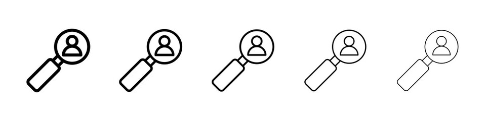 Hiring icon concept. graphic design, logo, Web, UI.
