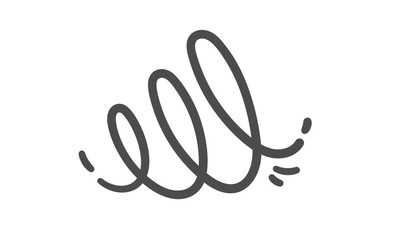 Spiral wind icon, twirl, vortex, swirl, draft, airflow, zephyr, air, whirlwind, curl, monoline breeze, wind stream, gust, air swirl, vector outline, movement, spiral line.