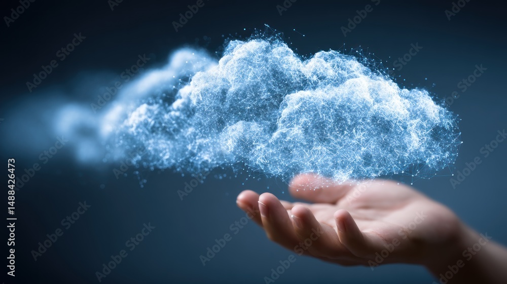 Poster cloud computing: digital transformation in the palm of your hand