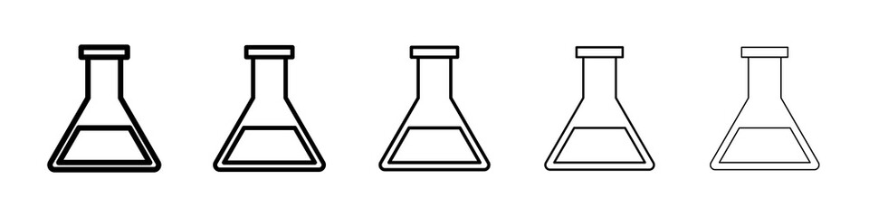 Flask icon concept. graphic design, logo, Web, UI.