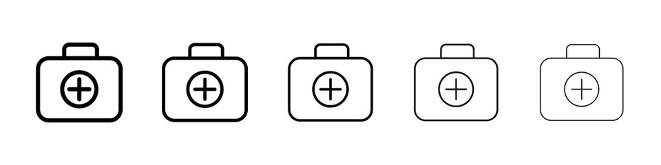 First aid kit icon concept. graphic design, logo, Web, UI.