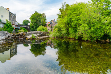 Naklejka premium River Wye in Rhayader