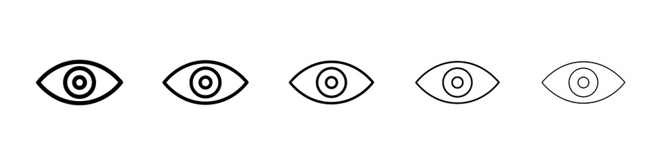 Eyes icon concept. graphic design, logo, Web, UI.