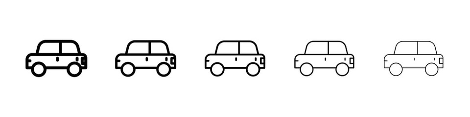 Car icon concept. graphic design, logo, Web, UI.