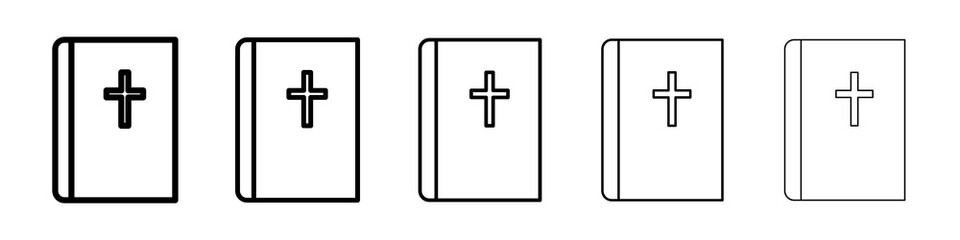 Obraz premium Bible icon concept. graphic design, logo, Web, UI.