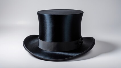 Black hat positioned over white