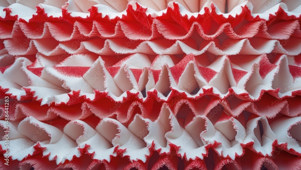 Poster this is a digitally altered image created from flower petals arranged to create a pattern that occup