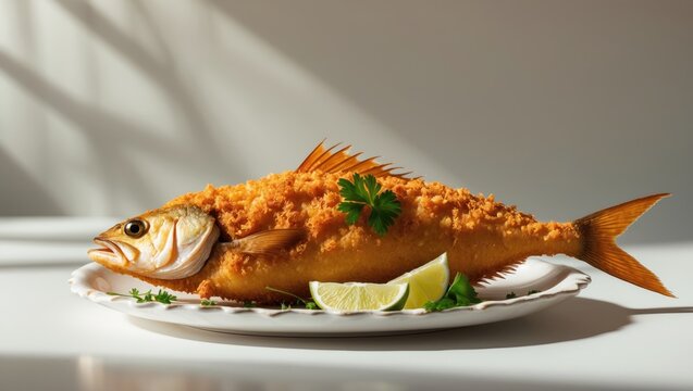 Snack from Brazil: Breaded Fish