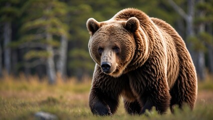 Fototapeta premium Brown bear in the wild