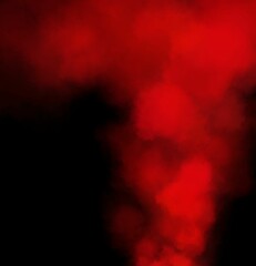 red smoke with black background